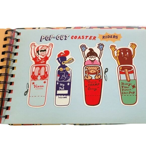 VINNIE'S GIANT ROLLER COASTER PERIOD CHART & Journal Sticker Book w/ Tampon Case - Picture 9 of 11